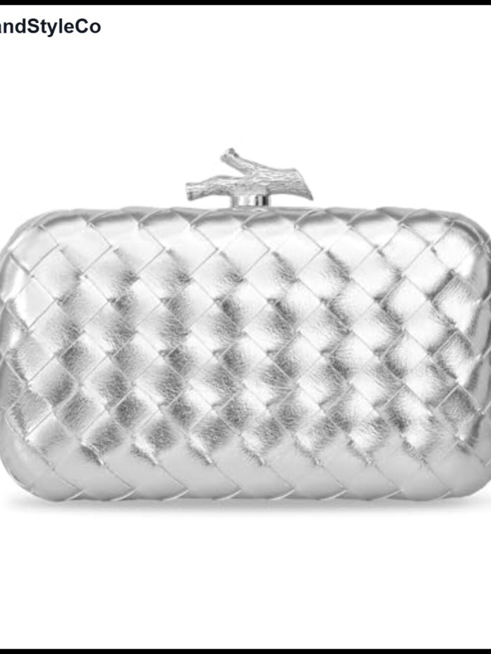 Evening Clutch Purse Satin Pleated Crossbody Handbag with Chain Strap